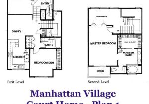 Village Home Plan Manhattan Village Court Home Plan 1 Floorplan