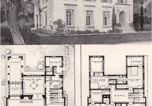 Vintage Home Plans Designs Italian Renaisance Style House 1916 Ideal Homes In