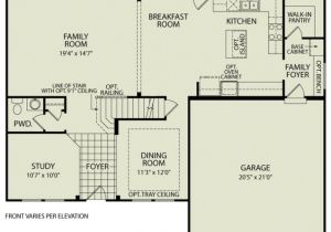 Virtual Floor Plans for Houses Quentin 103 Drees Homes Interactive Floor Plans
