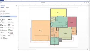 Visio Home Plan How to Create A Ms Visio Floor Plan Using Conceptdraw Pro