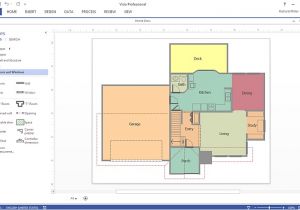 Visio Home Plan Template Create A Visio Floor Plan Conceptdraw Helpdesk
