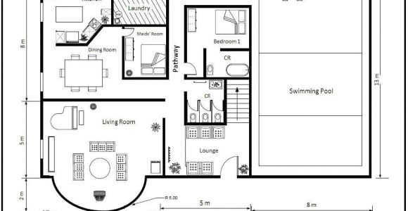 Visio Stencils Home Floor Plan Drawing House Plans with Visio Home Deco Plans