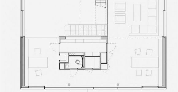 Wall Homes Floor Plan Modern House with Big Open Views Trough Glass Wall