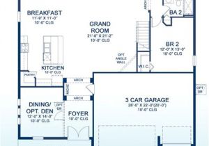 West Bay Homes Floor Plans the Verona Main Floor Plan by Homes by West Bay at