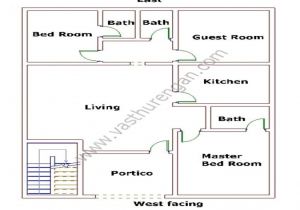 West Facing Home Plans West Facing Vastu House Plans