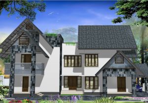Western Home Plans Western Style Home Design In Kerala Kerala Home Design