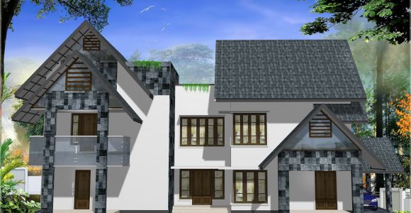 Western Style Home Plans Western Style Home Design In Kerala Home Kerala Plans