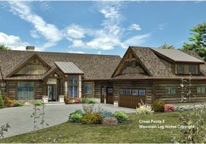 Wisconsin Home Plans the Crown Pointe Ii Log Home Floor Plan From Wisconsin Log