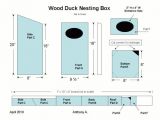 Wood Duck Bird House Plans Wood Duck Nesting Box Plan Plans Table Plans Templates for