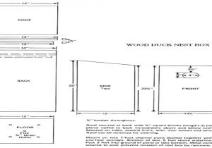 Wood Duck House Plans to Build Box Wood Duck House Plans Wood Duck Box Building Plans