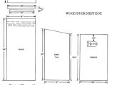 Wood Duck House Plans to Build Plans for Wood Duck Nesting Box How to Build A Amazing
