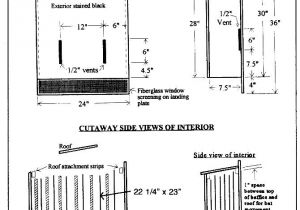 Wooden Bat House Plans Wood Bat House Plans