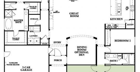 Woodside Homes Floor Plans Residence Four Model 4 Bedroom 2 5 Bath New Home In