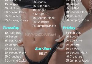 Work Out Plan for Home 6 Week Home Workout Plan1 Health Diet Pinterest