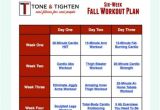 Work Out Plans at Home Free 6 Week Fall Workout Plan tone and Tighten