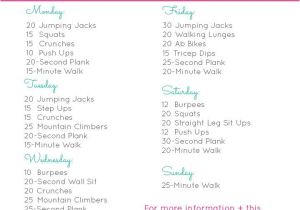 Work Out Plans for Beginners at Home 8 Week Beginner Fitness Jumpstart Week One No Gym No