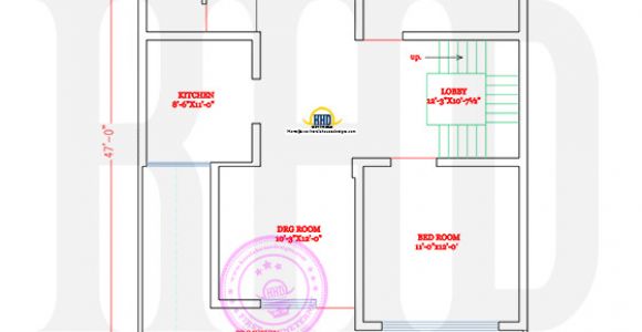 Www Indian Home Design Plan Com north Indian Style Flat Roof House with Floor Plan